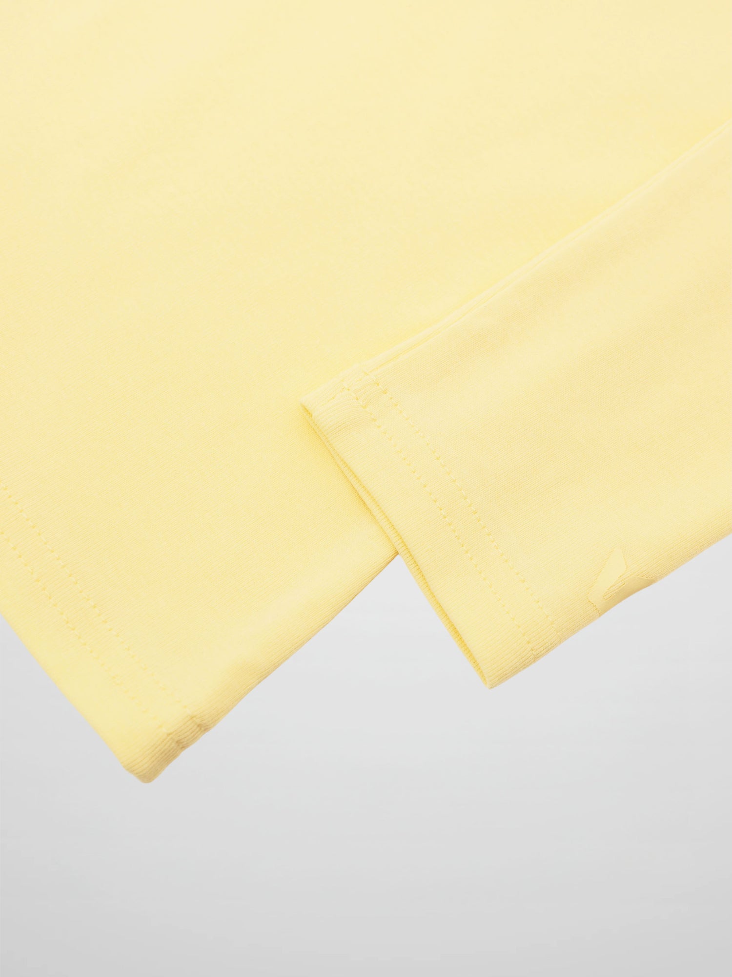 Collared High V T-Shirt-Yellow