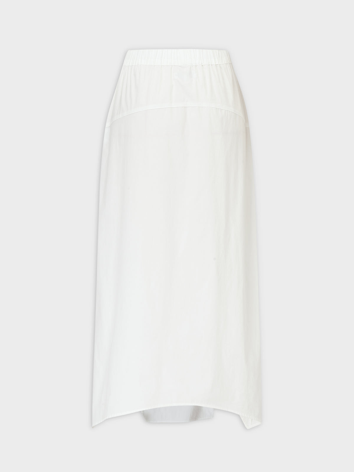 Buckle Cargo Skirt-Ivory