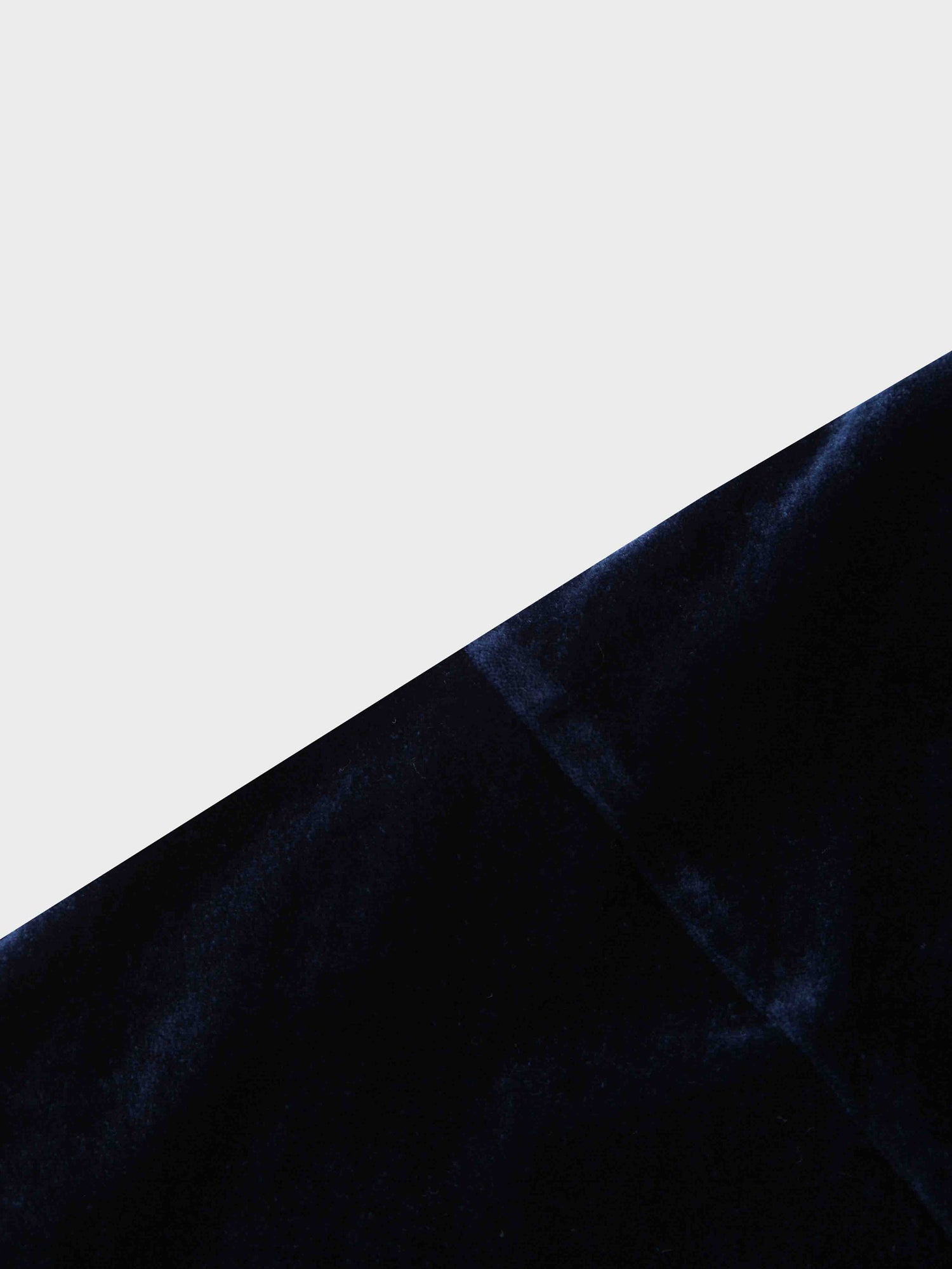 Velvet Slip Skirt-Navy