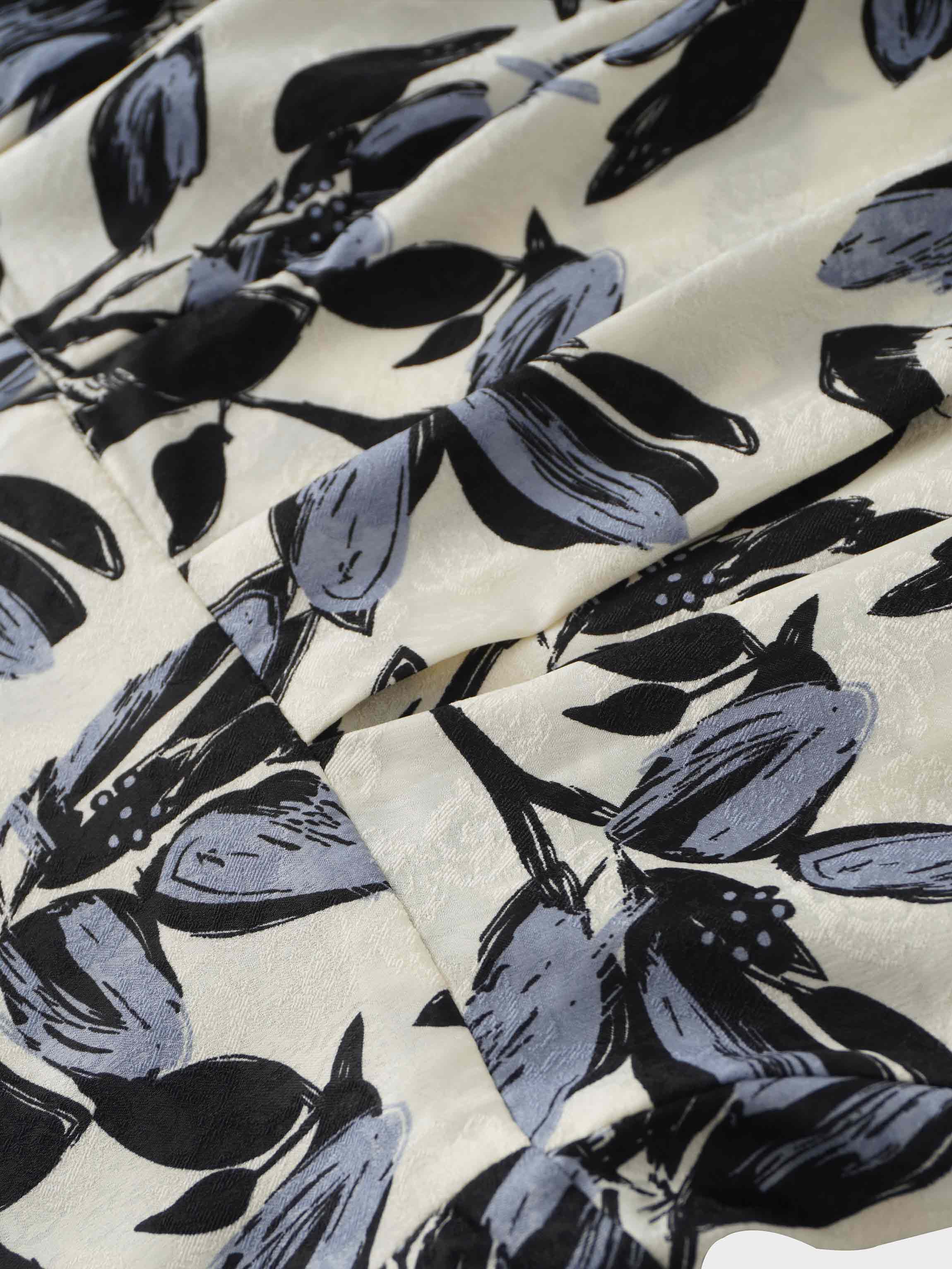 Vintage Blouson Top-Floral