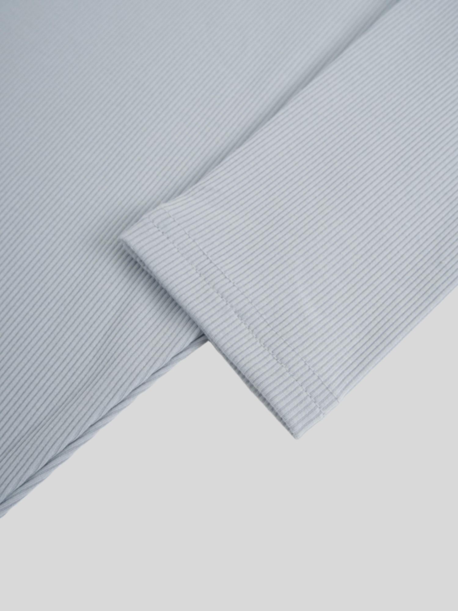 Crew Ribbed Dolman-Dusty Blue