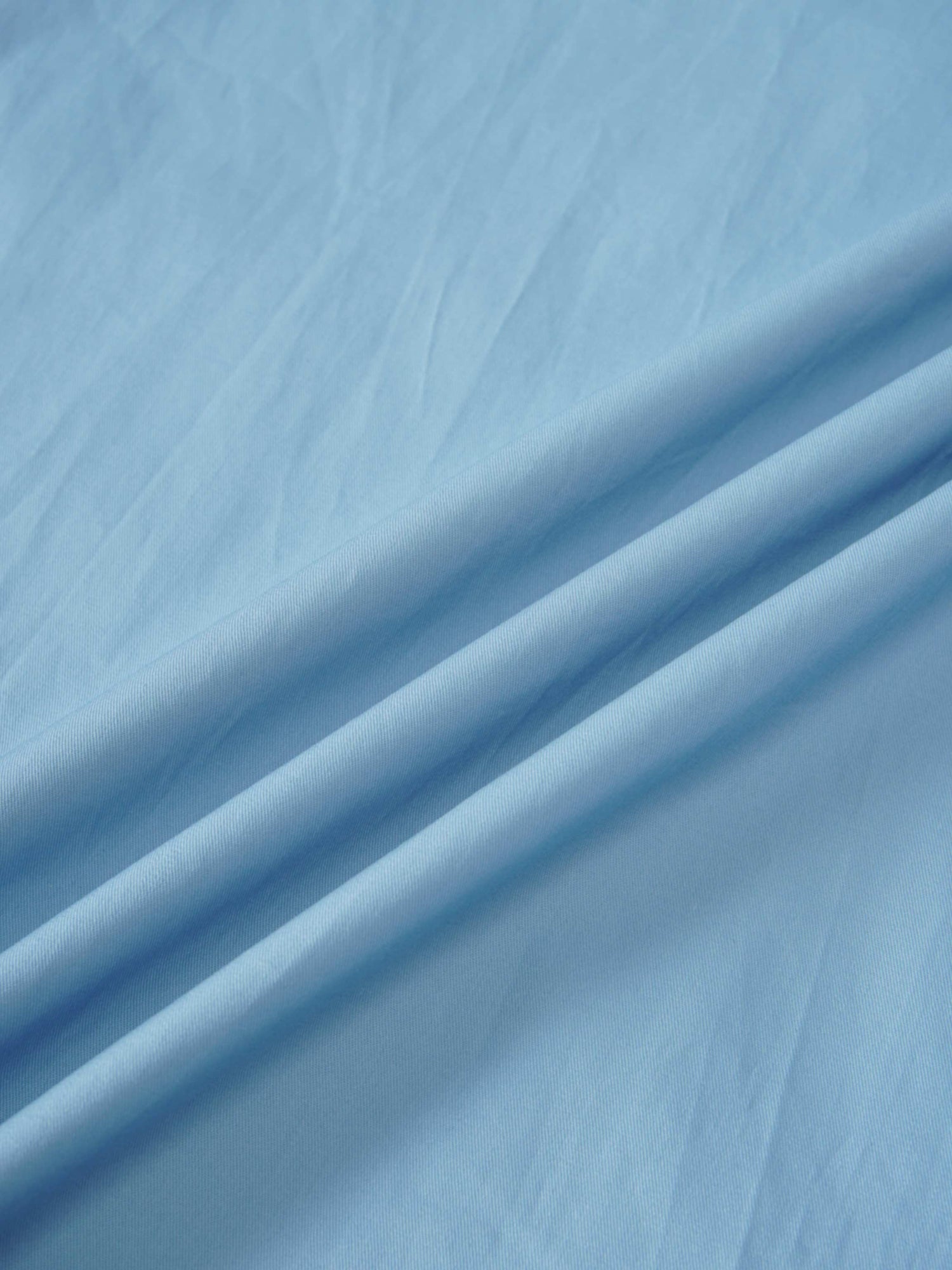 Cotton Yoke Circle Skirt-Blue