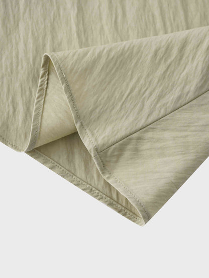 Crinkle Skirt 37"-Tan