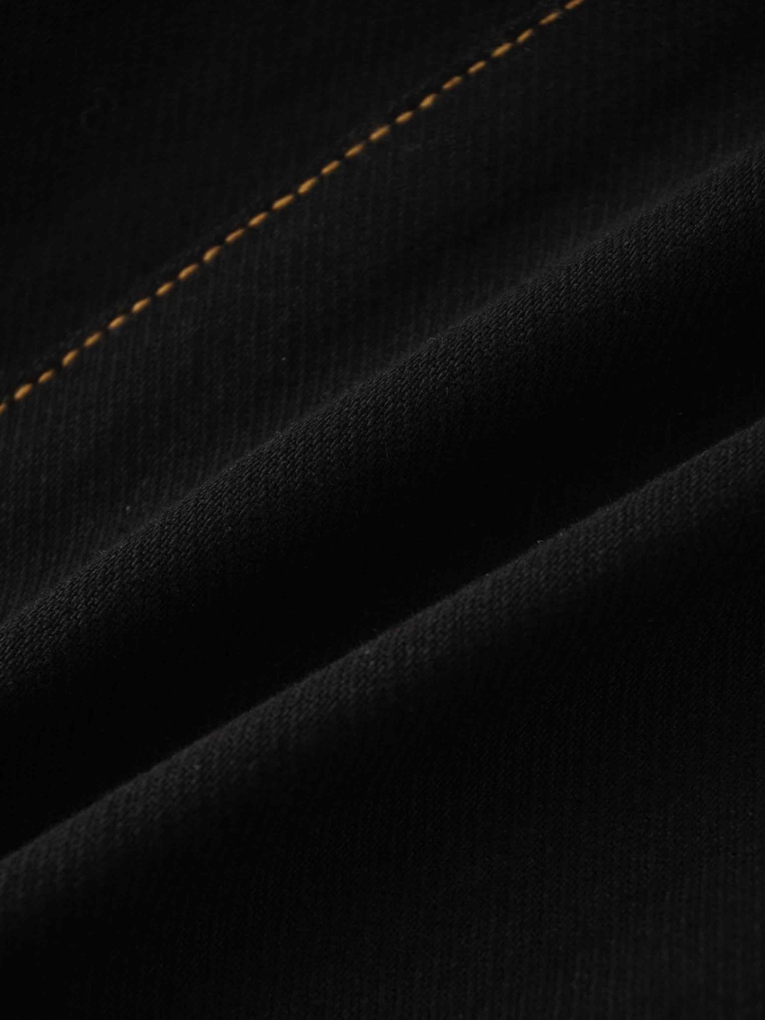 Stretch Denim Blazer-Black