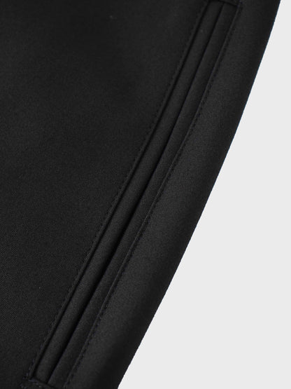 Basic A-Line Skirt-Black