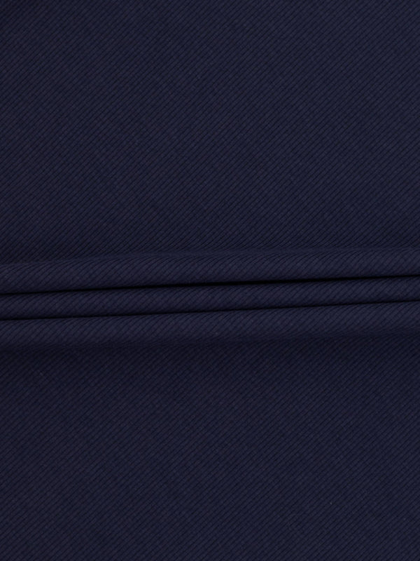 Soft Ribbed High V Tee-Dark Navy