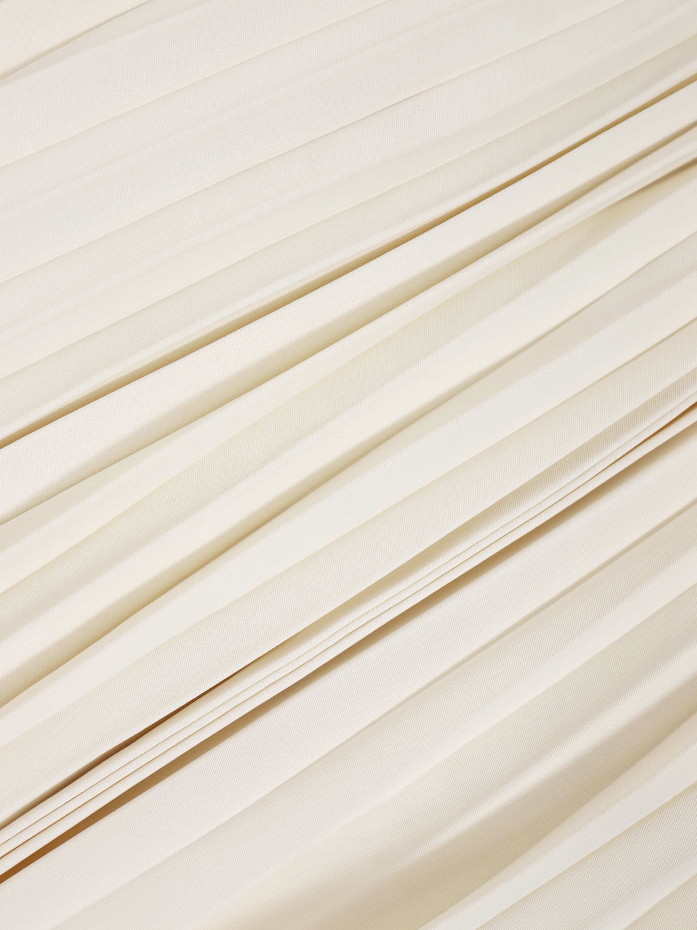 Side Tie Pleat Wrap Dress-Cream