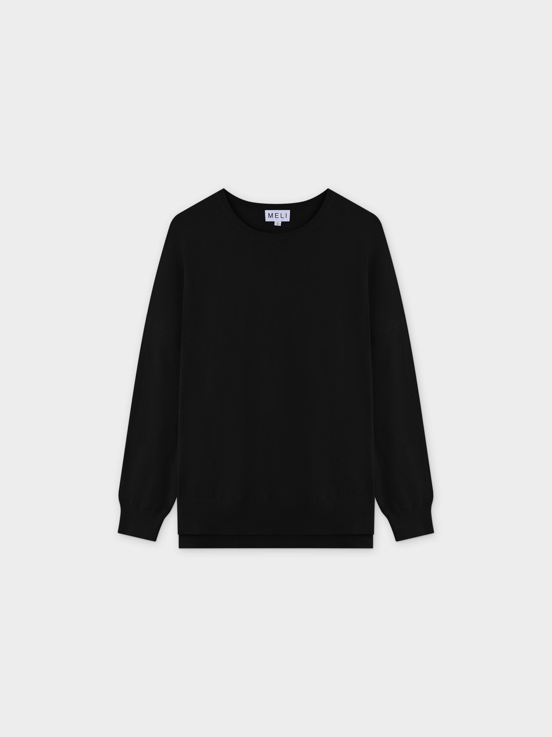 Oversized Lightweight Sweater-Black