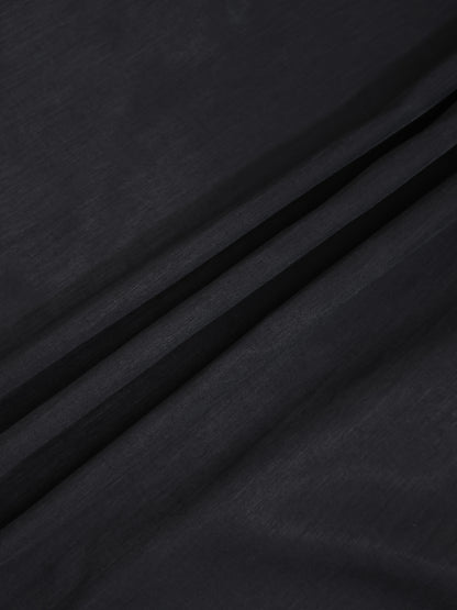 Prairie Bottom Shirt Dress-Black
