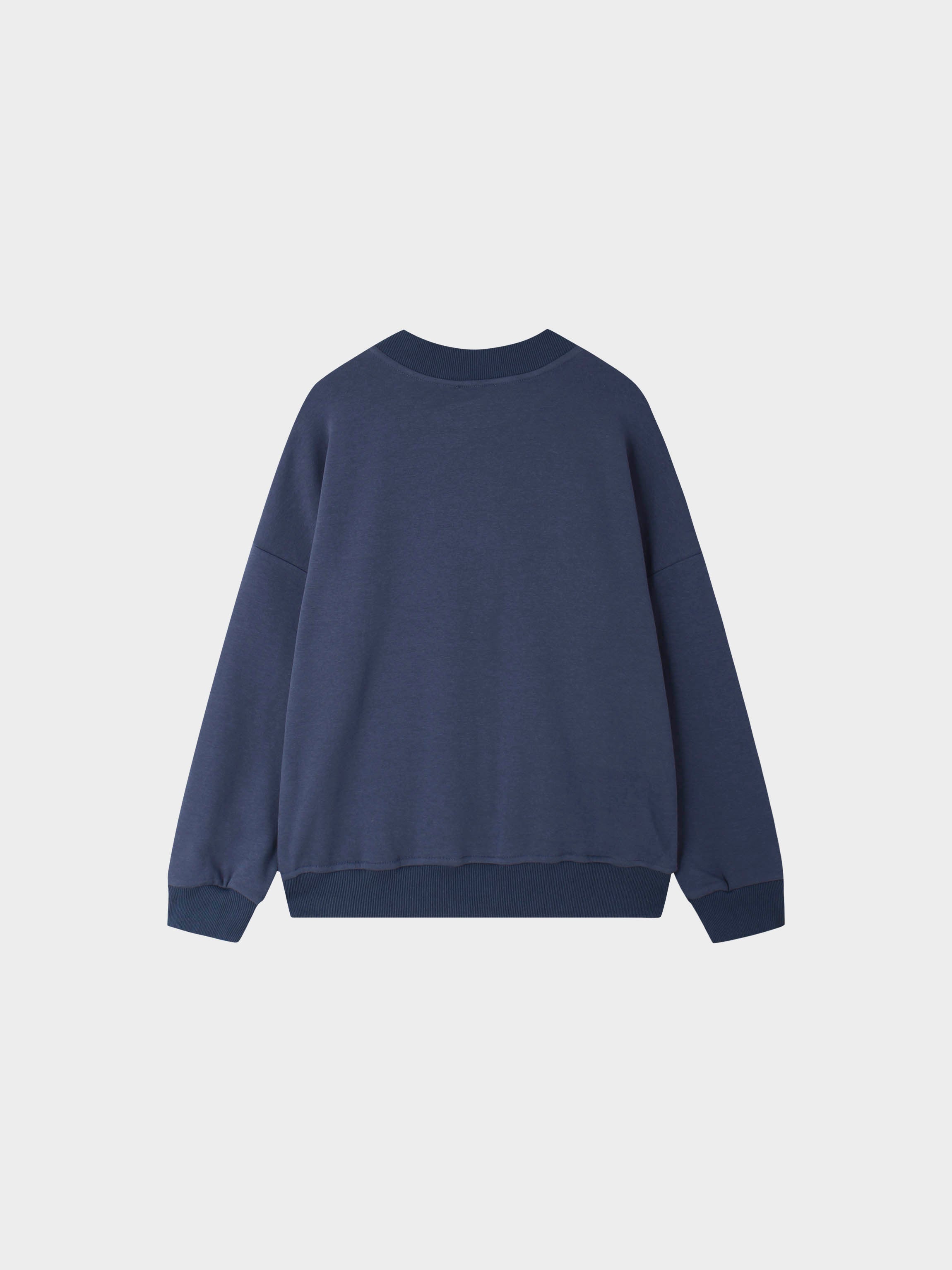 Logo Sweatshirt-Denim Blue