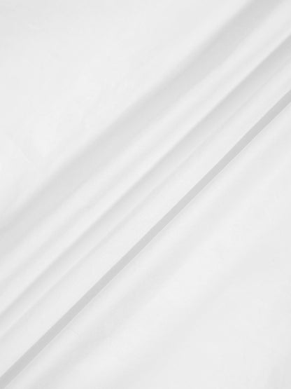 Flower Detail Cotton Blouse-White