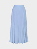 TRUMPET FLARE SKIRT-LIGHT BLUE