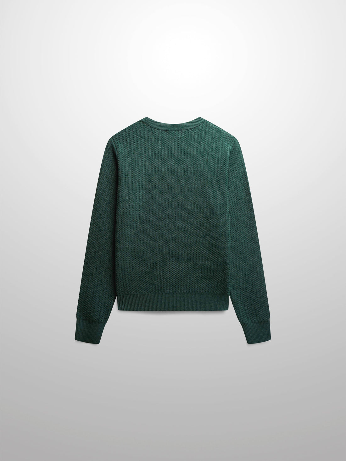 Waffle Wave Sweater- Solid Green