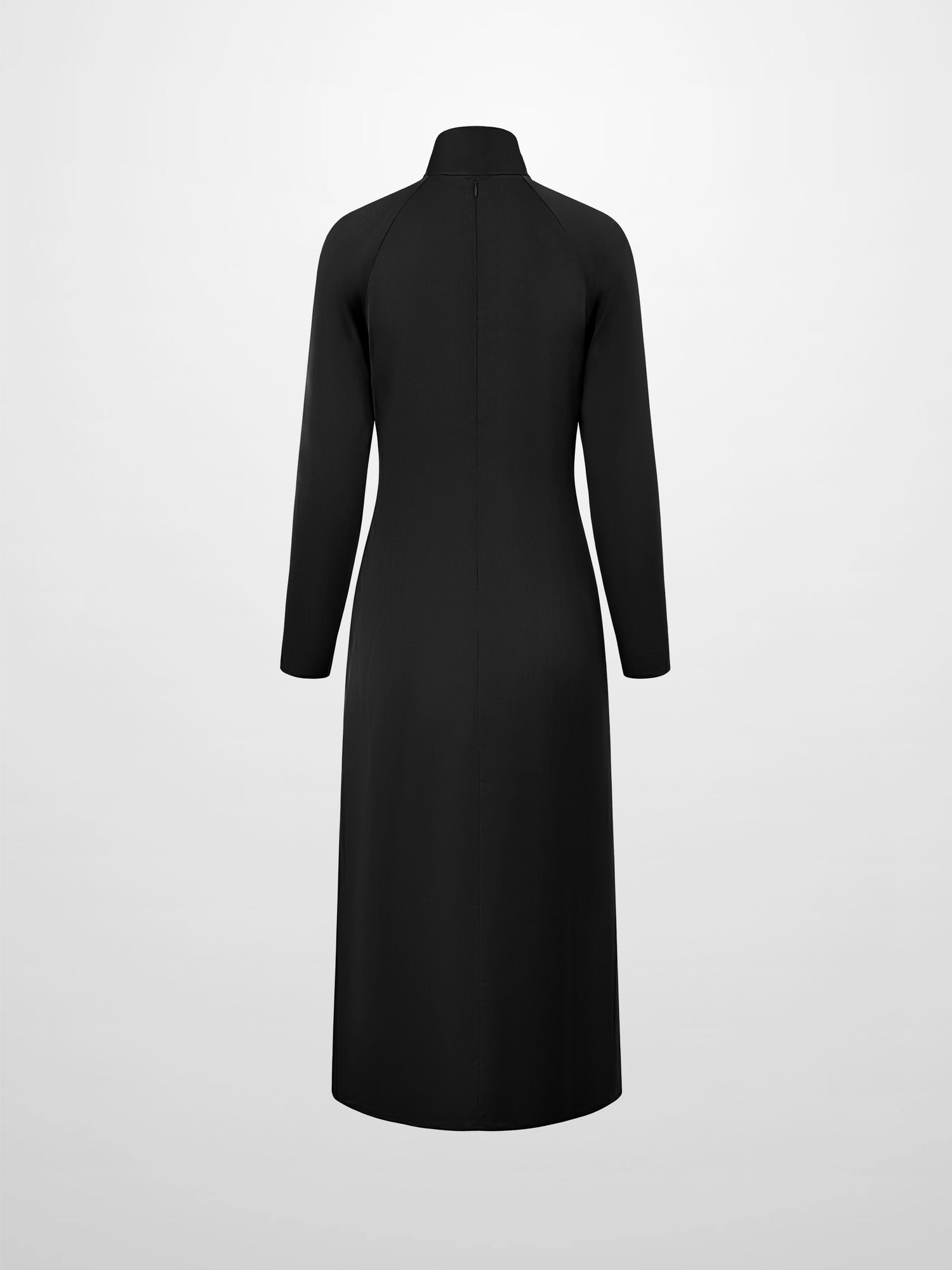 Center Ruffle Dress - Black