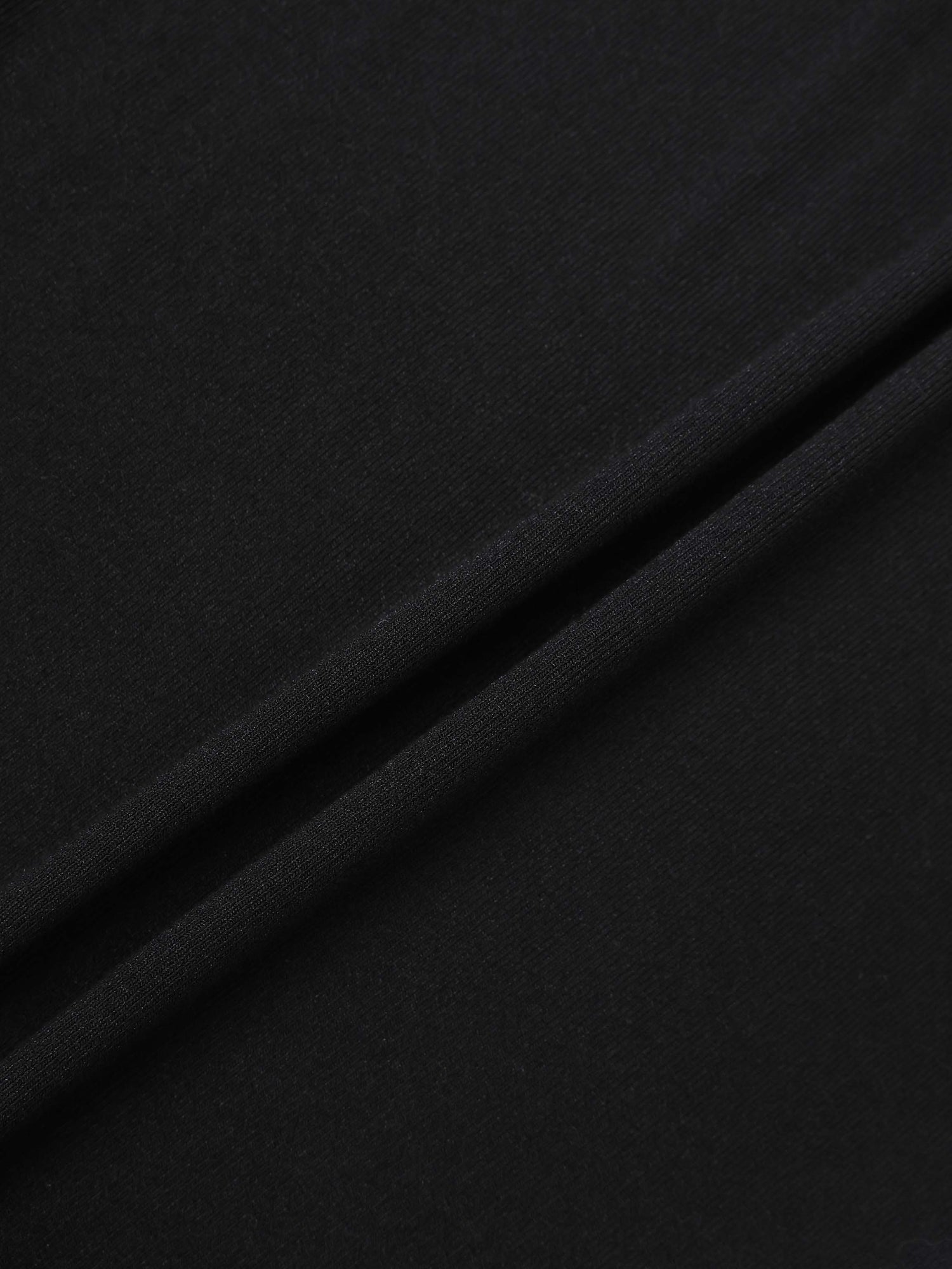 Crossover Knit Maxi Dress - Black