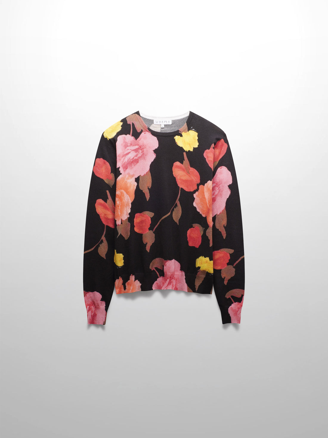 Printed Sweater-Floral Sunset