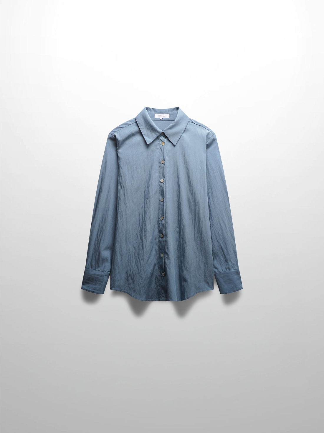 Crinkle Blouse-Robin Blue