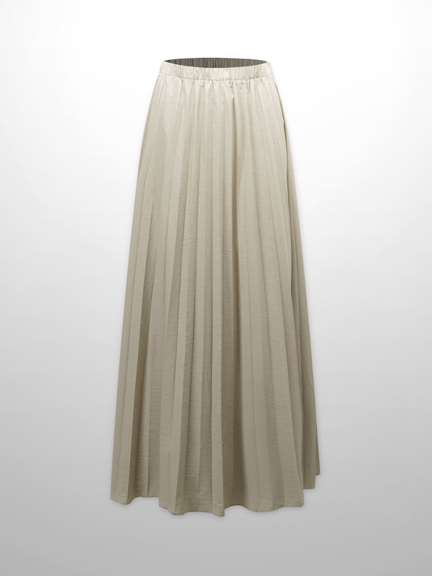 Nylon Circle Skirt-Sand