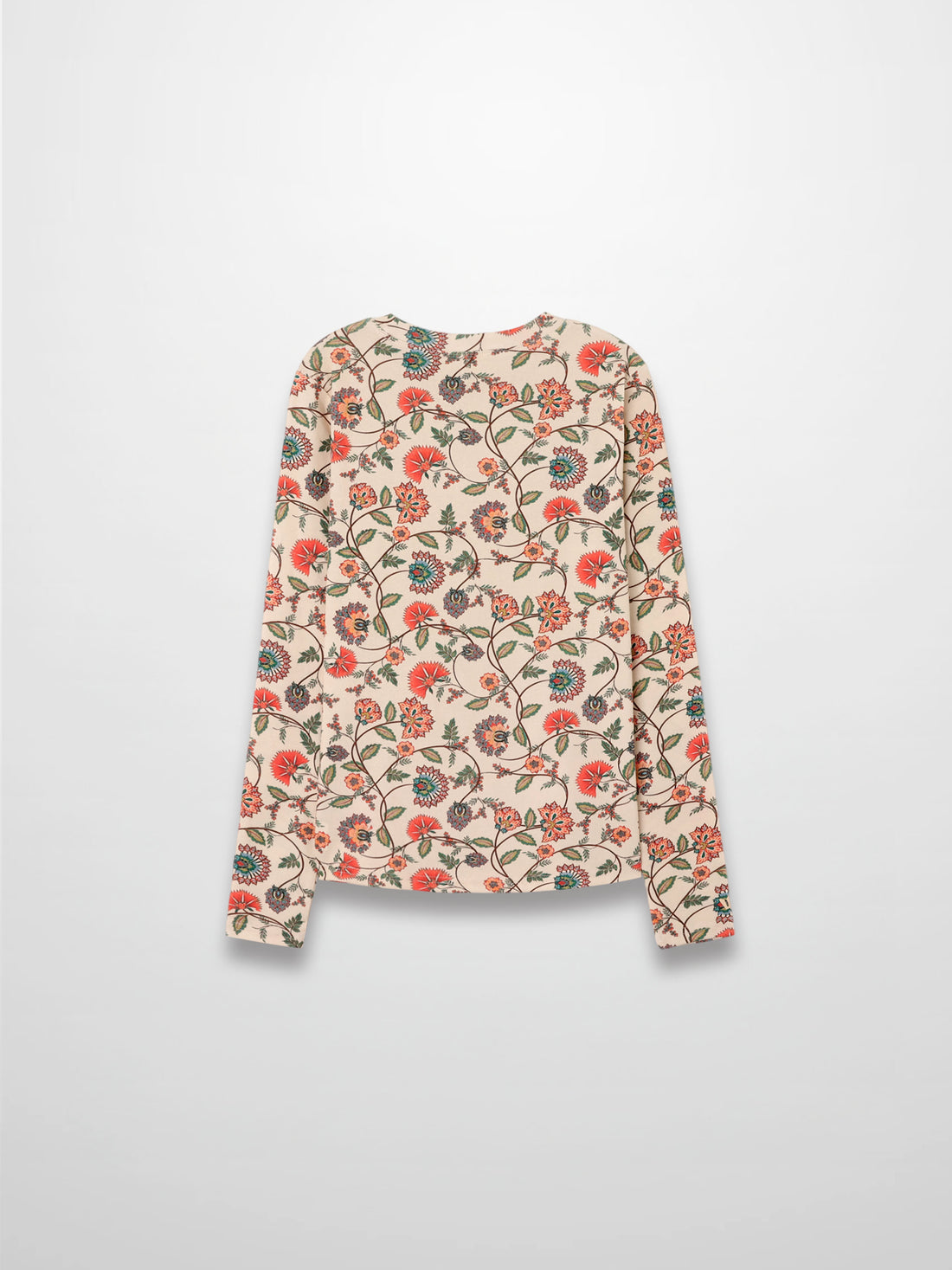 Basic Printed T-shirt-Paisley Floral
