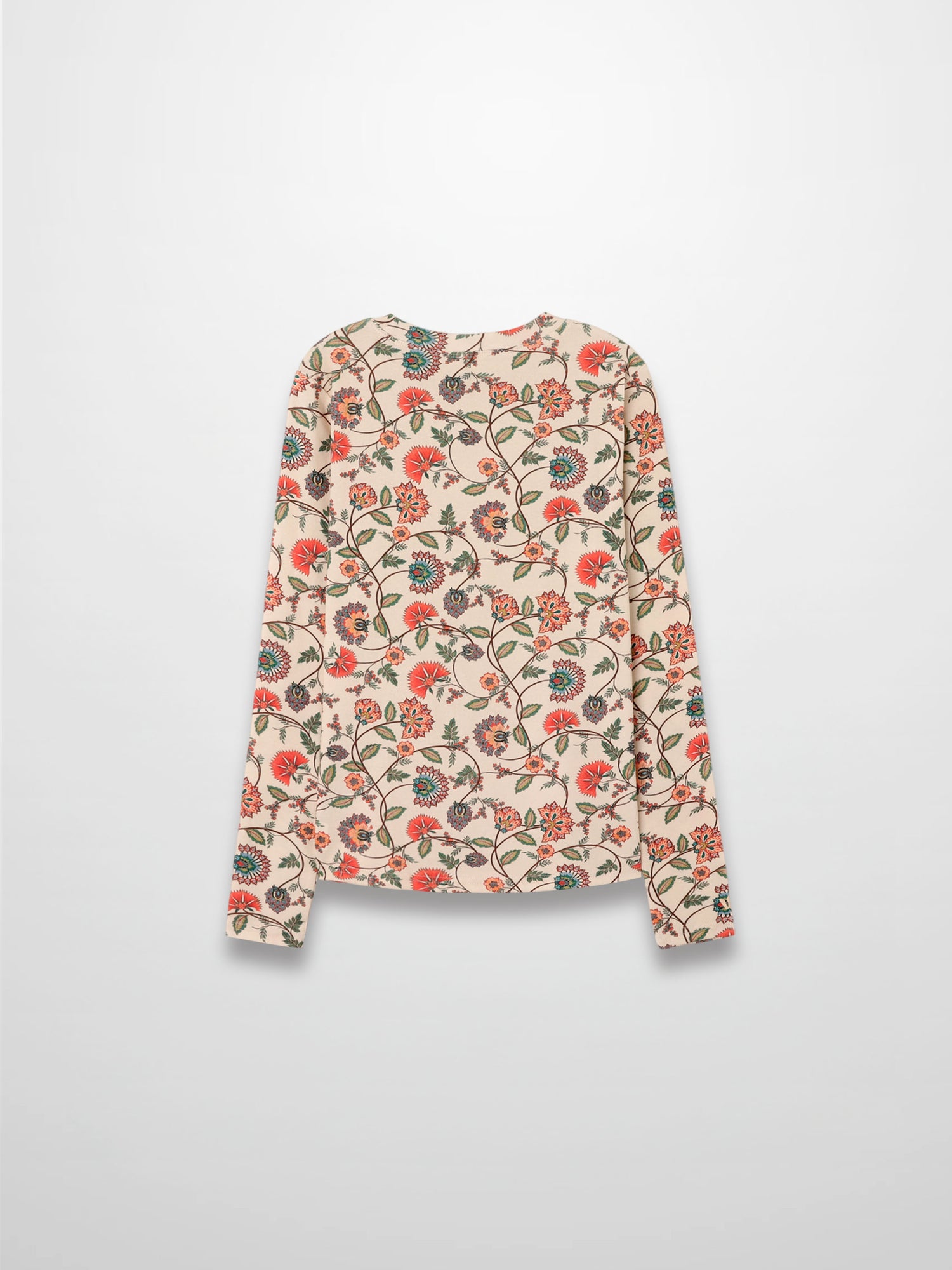 Basic Printed T-shirt-Paisley Floral