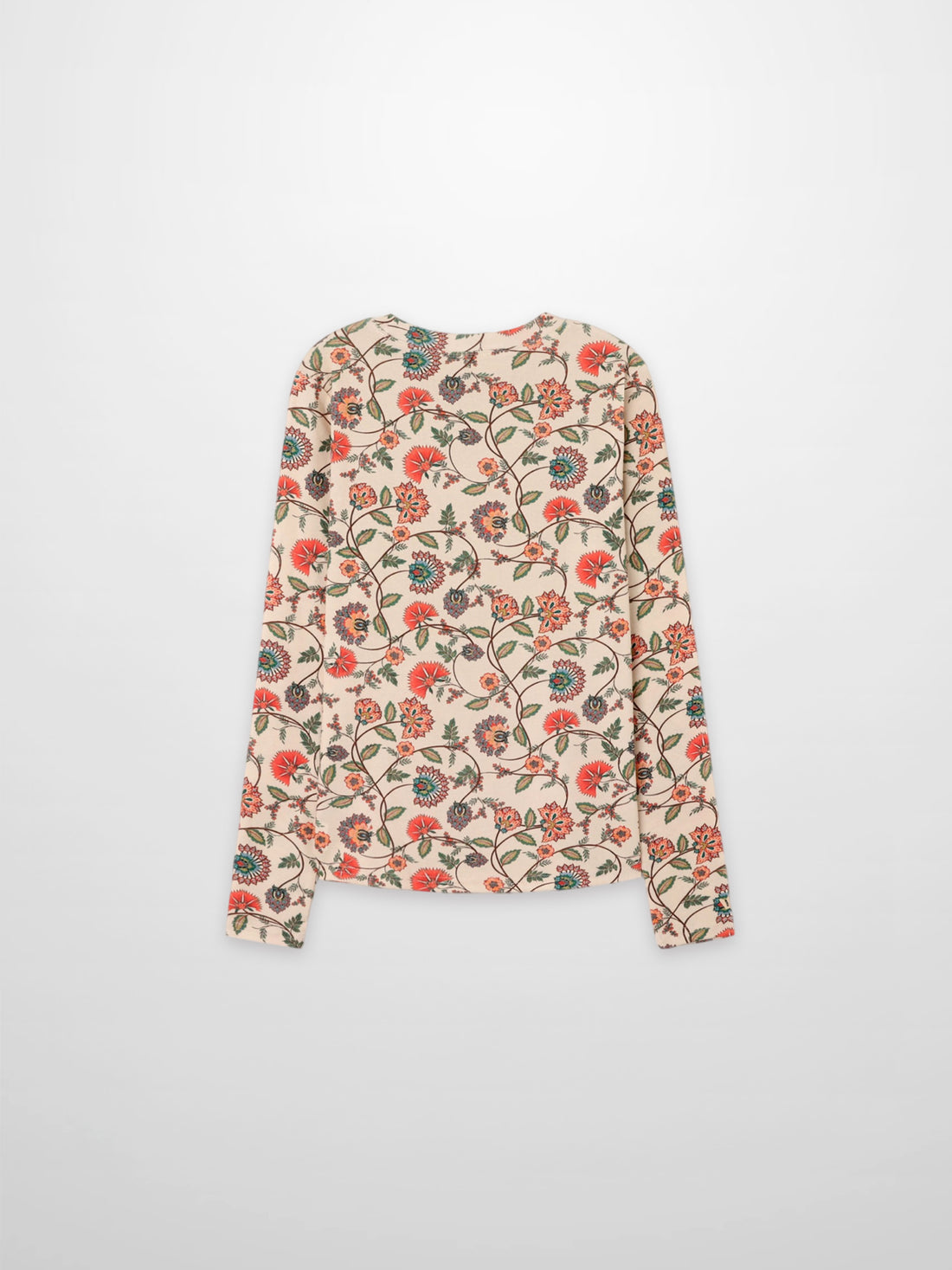 Basic Printed T-shirt-Paisley Floral