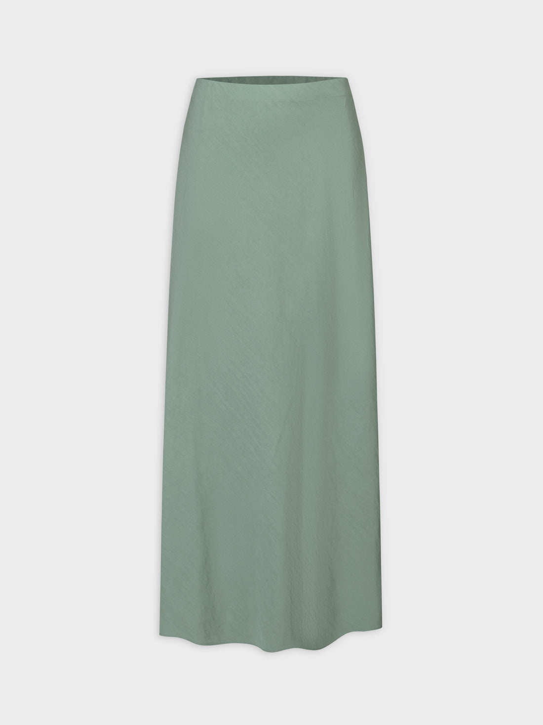 Crinkle Cotton Skirt 38&quot;-Sage