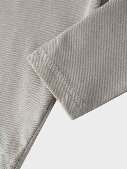 V Bottom T-Shirt-Olive