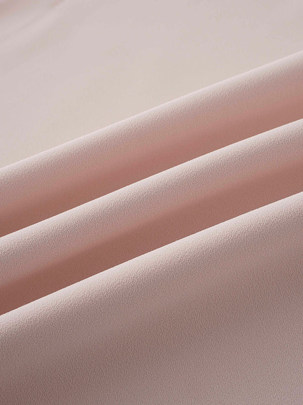 Crepe Slip Dress-Pink