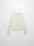 Cable Design Cardigan-Ivory