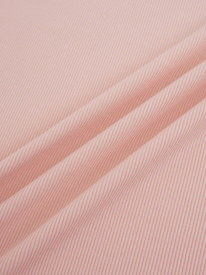 Crew Ribbed Dolman-Peachy Pink