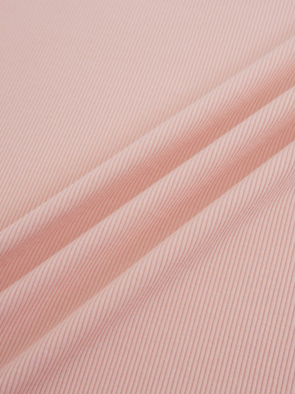 Crew Ribbed Dolman-Peachy Pink