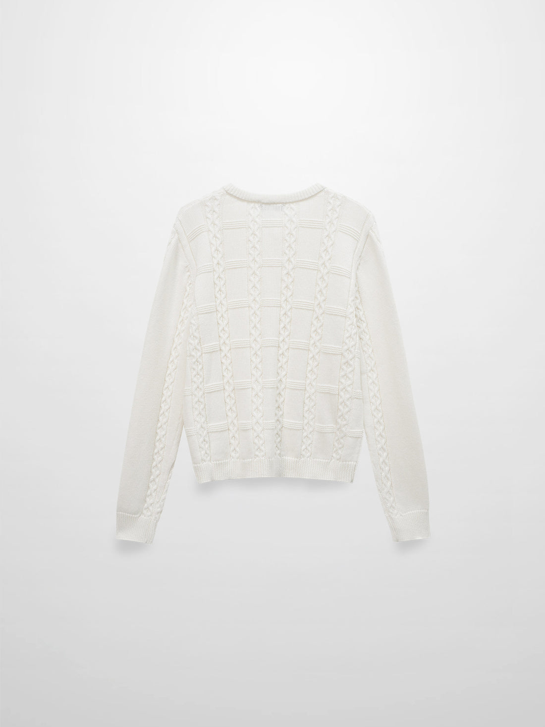 Cable Design Cardigan-Ivory