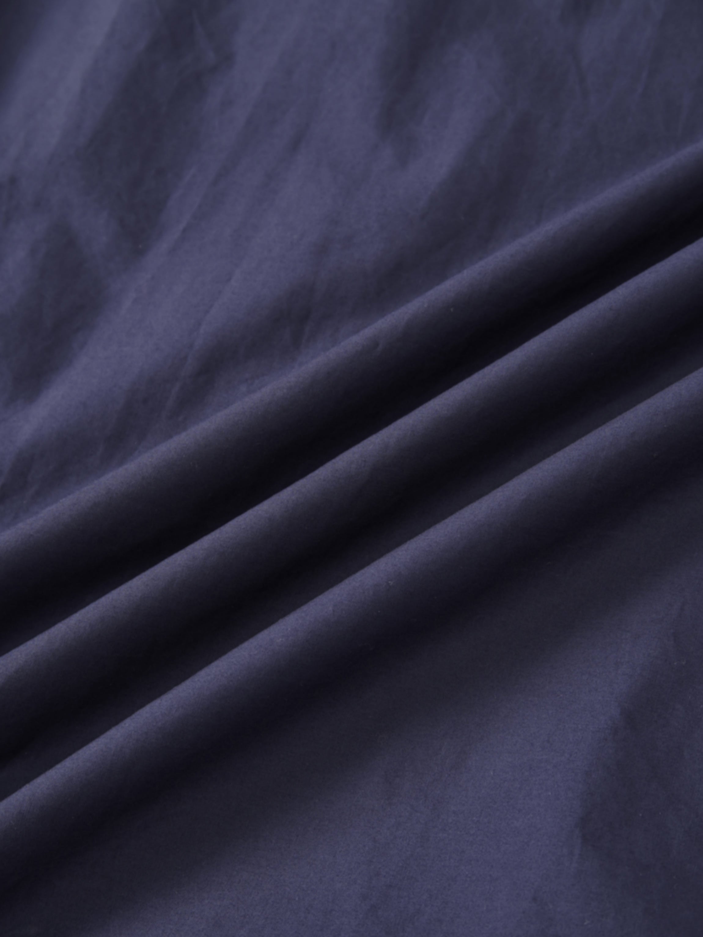 Border Cut Out Yoke Skirt-Navy Blue