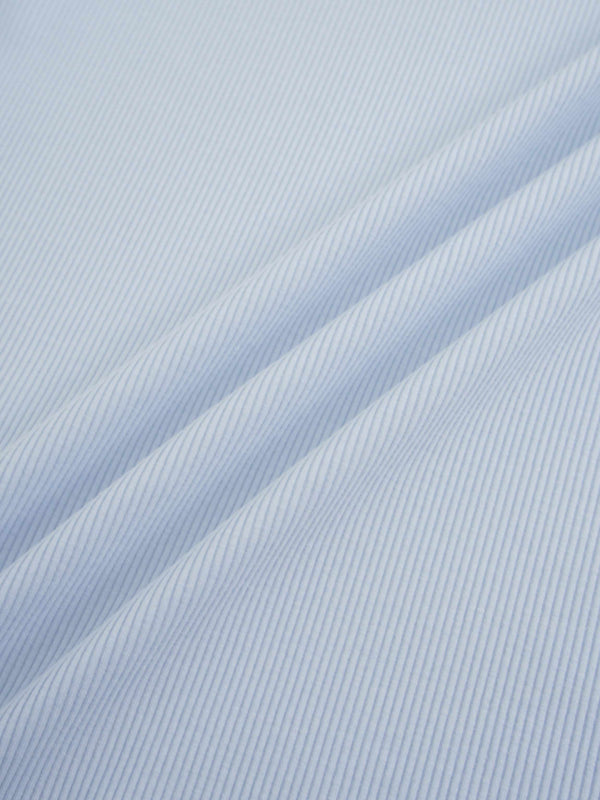 Ribbed Crew Bomber-Light Blue