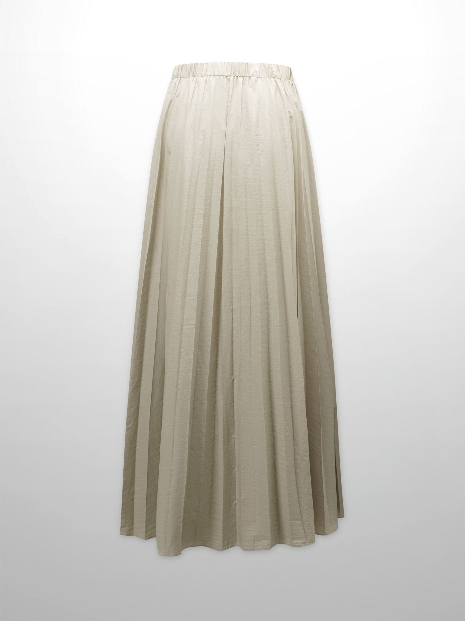 Nylon Circle Skirt-Sand