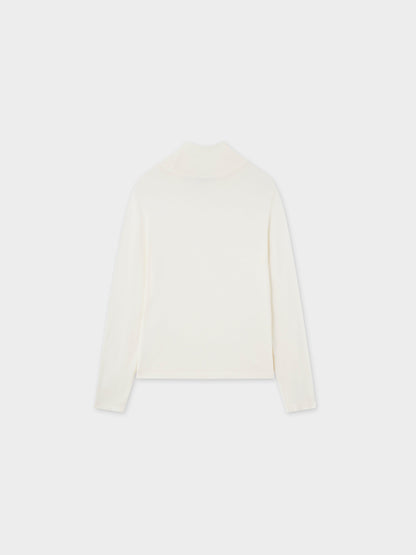 Knit Turtleneck-Cream