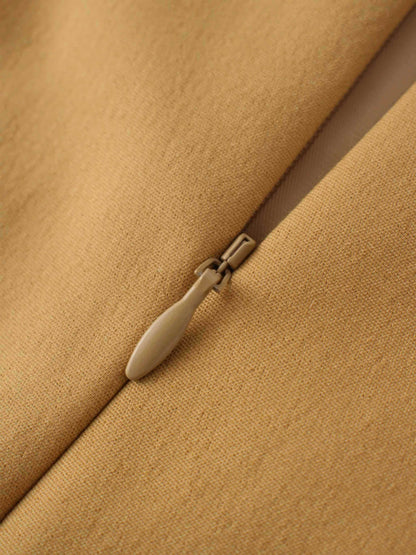 Basic A-Line Skirt-Trench