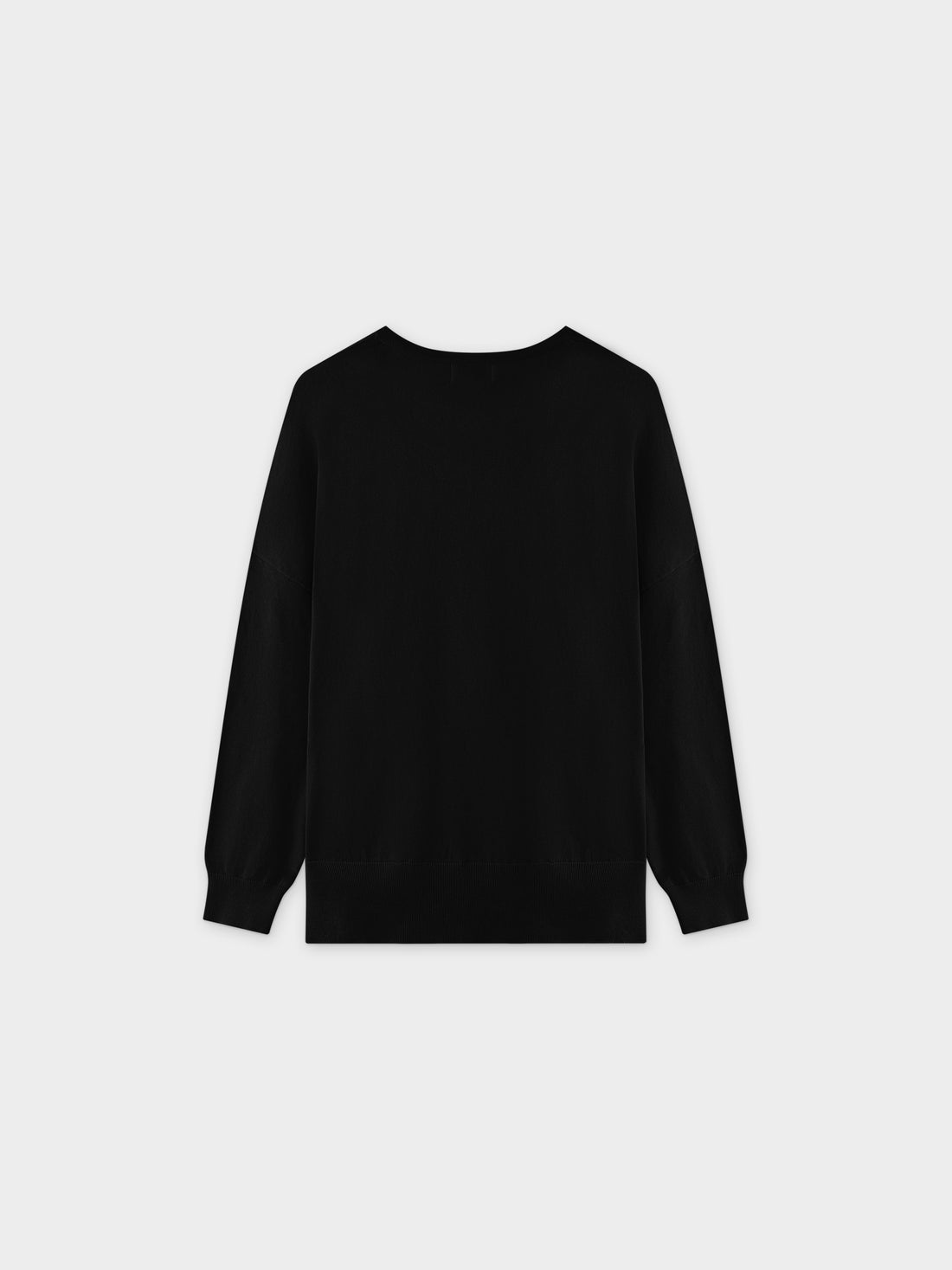 Oversized Lightweight Sweater-Black