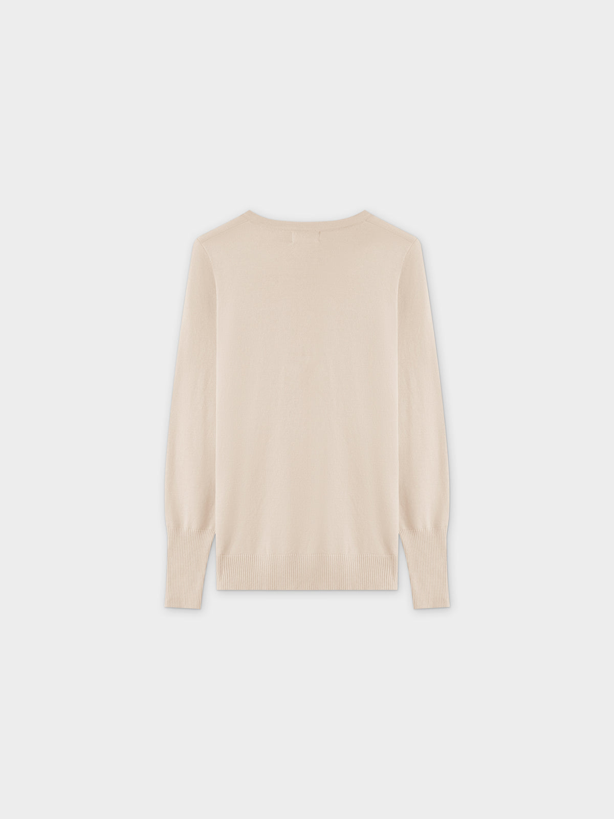 Basic Crew Sweater LS-Ivory