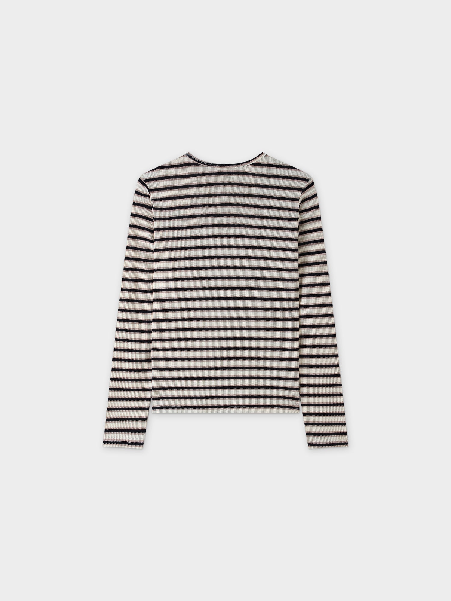 Waffle Stripes High V-Tostado/Negro/Crema