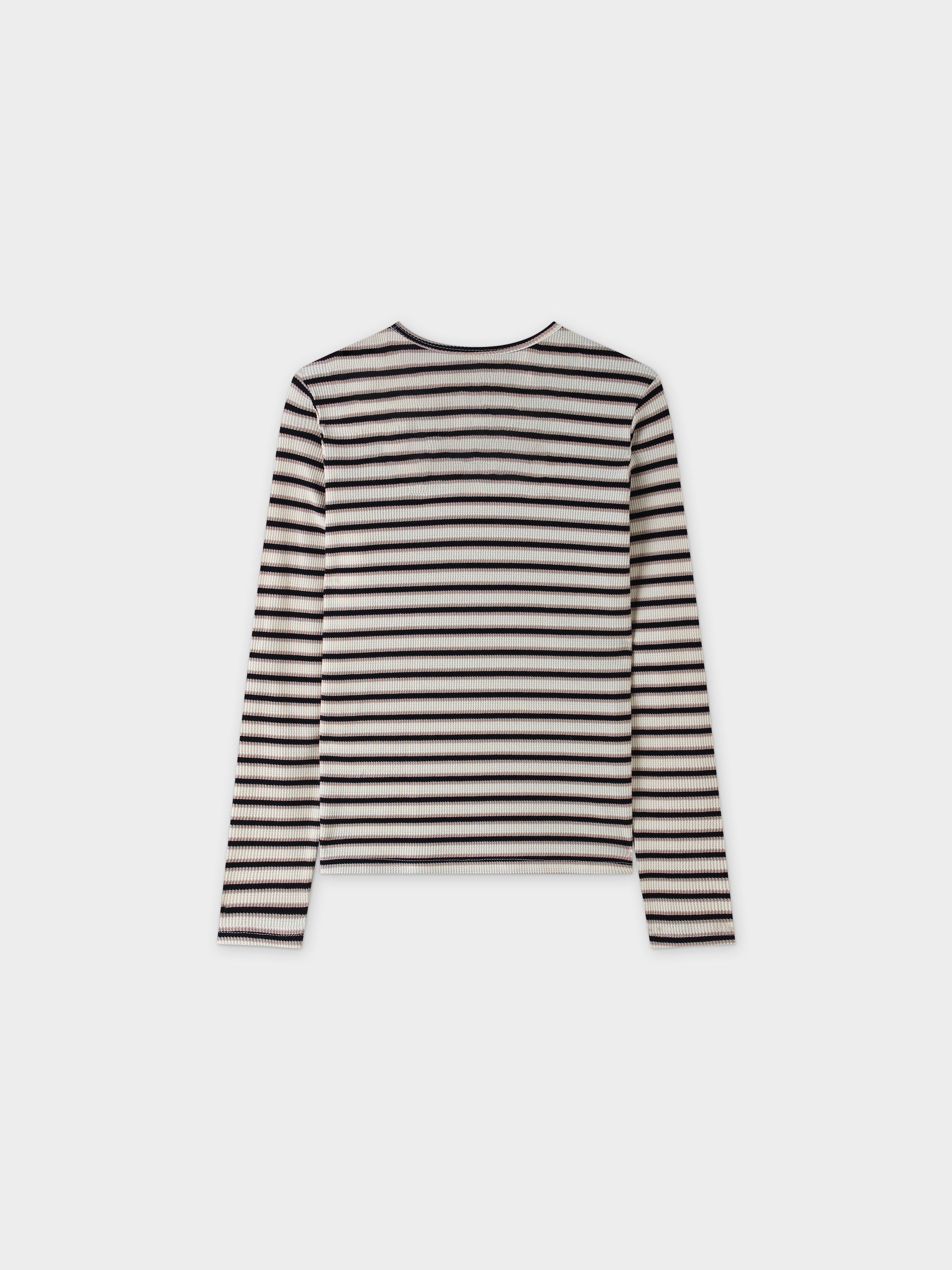 Waffle Stripes High V-Tostado/Negro/Crema