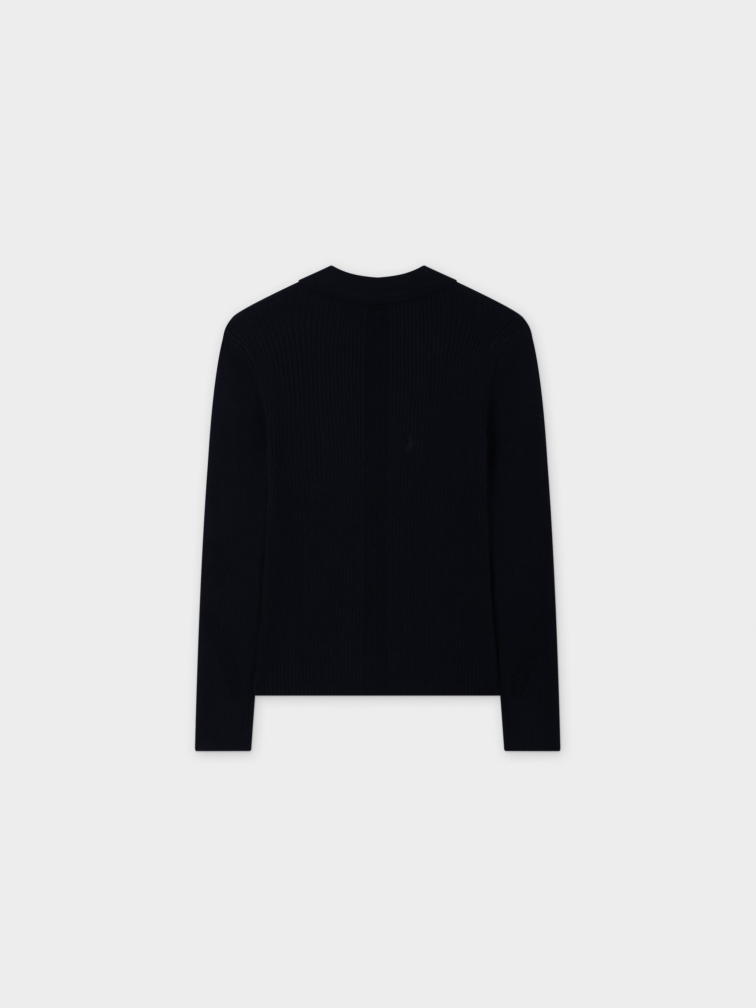 Center Design Sweater-Navy