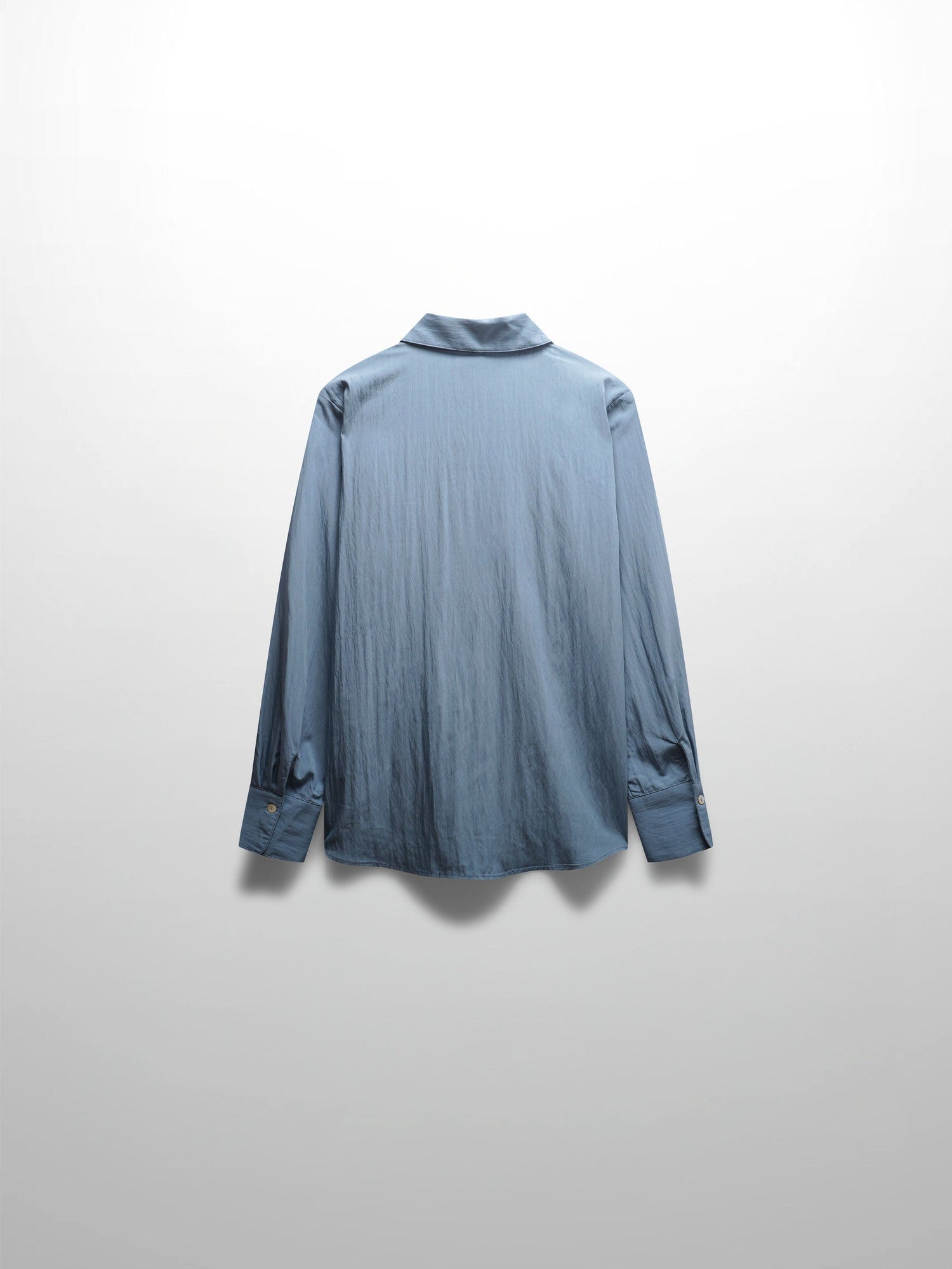 Crinkle Blouse-Robin Blue