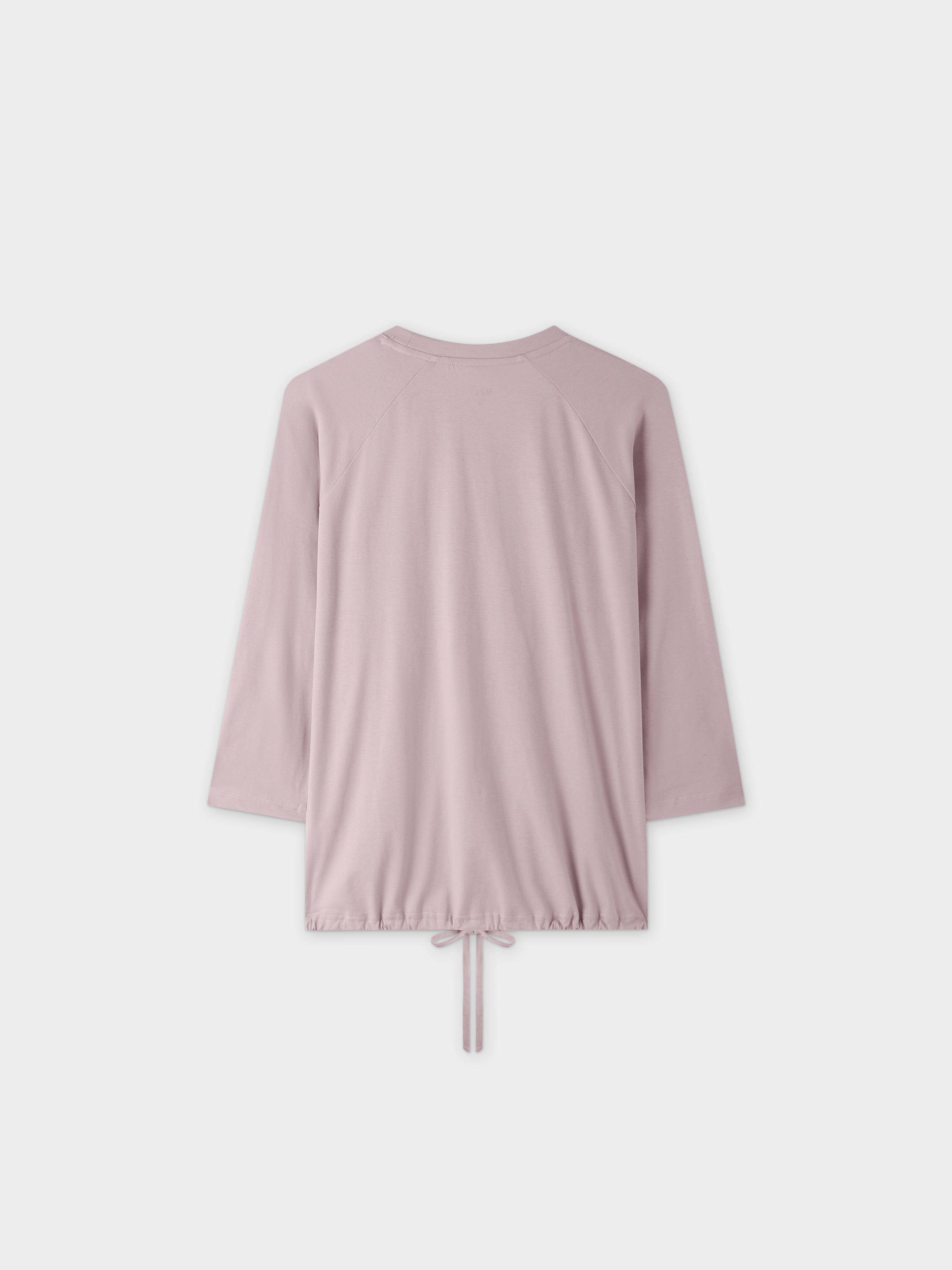 DRAWSTRING TEE-LAVENDER