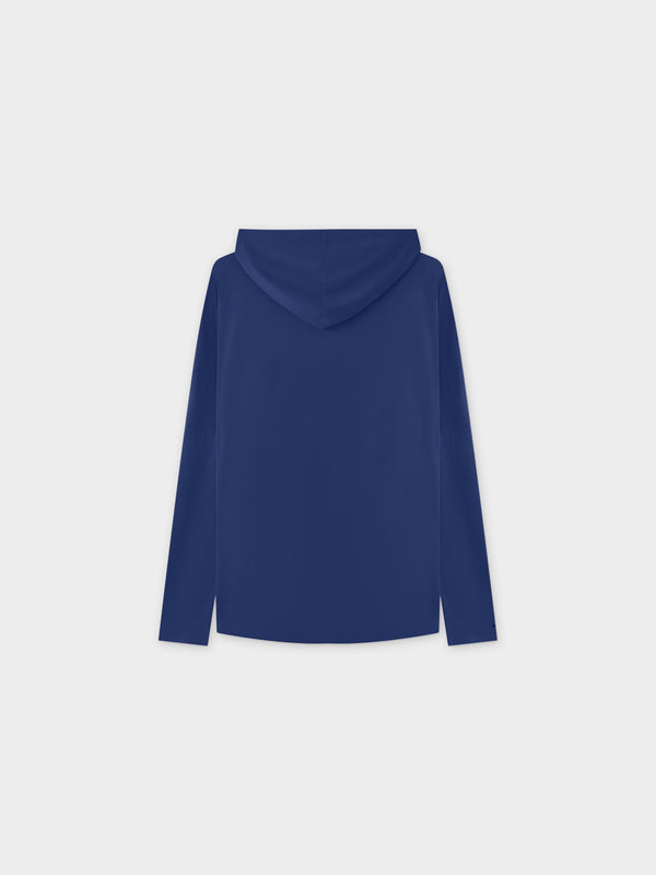 ZIP UP HOODIE-NAVY