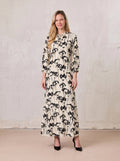 Neck Tie Boho Dress-Wish Flower