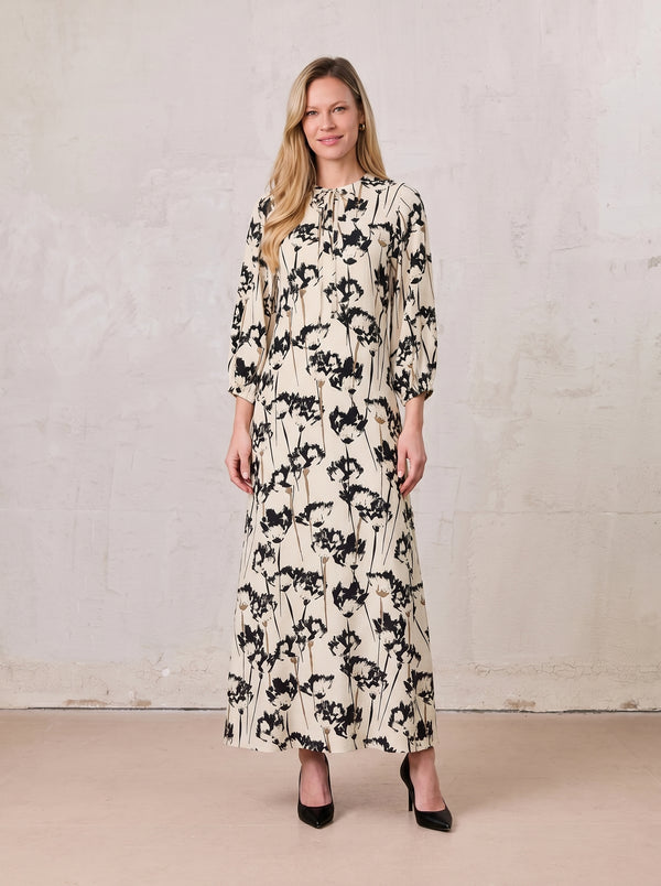 Neck Tie Boho Dress-Wish Flower