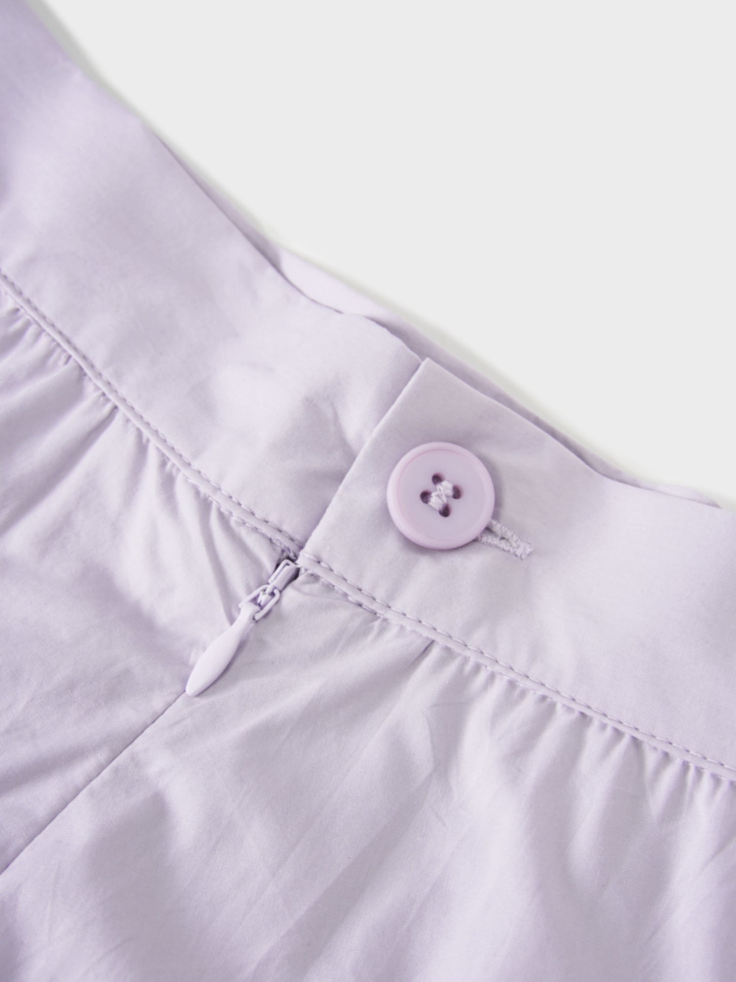 Border Cut Out Yoke Skirt-Lavender