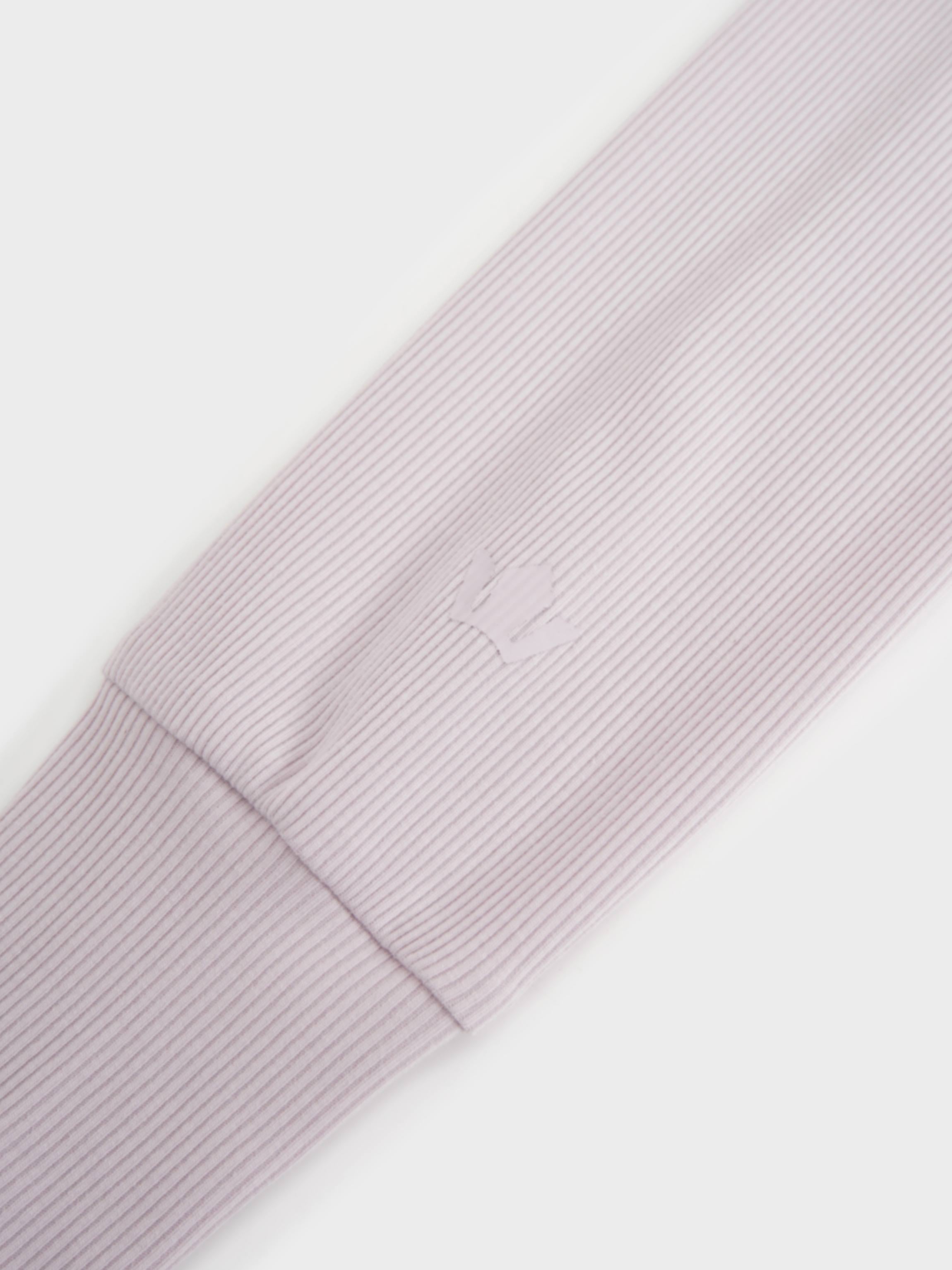 Ribbed Crew Bomber-Lavender