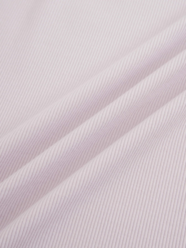Ribbed Crew Bomber-Lavender